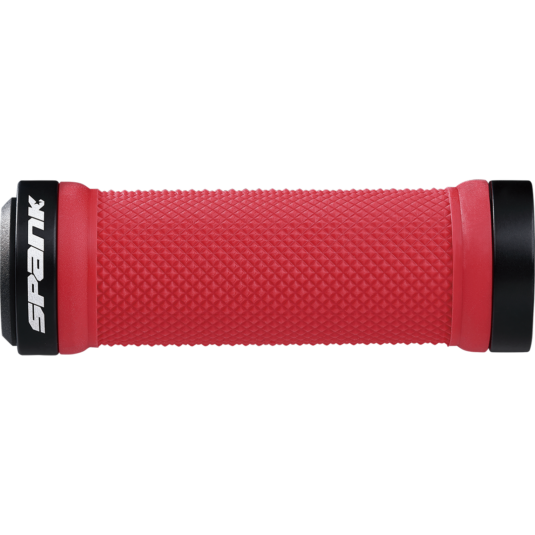 Impugnature Spank Spoon Grom Lock On Per Bici – Nere Con Morsetti Neri (Mountain Bike/Strada) - Foto 5